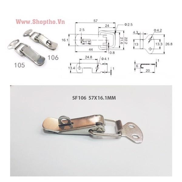 Khóa sf, khóa hộp chất liệu inox 201