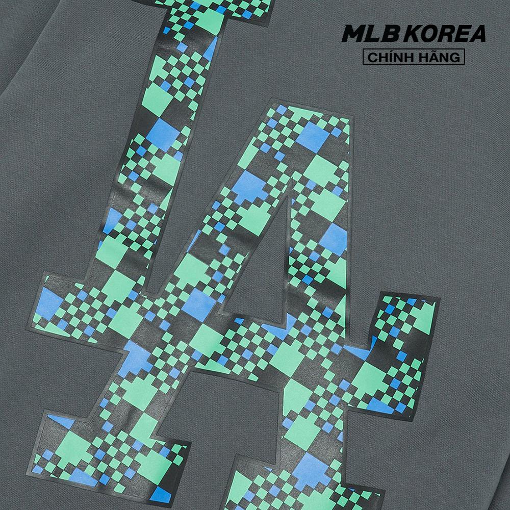 MLB - Áo sweatshirt tay dài phom suông Checkerboard Big Logo Overfit 3AMTO0226