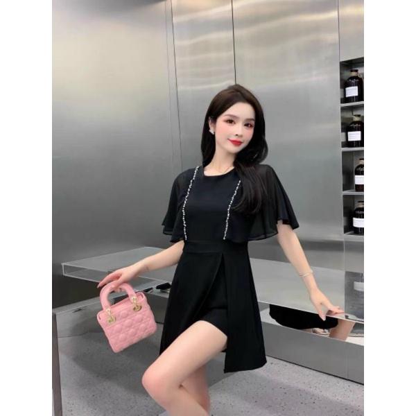 SÉT BỘ SHORT ĐEN TAY CÁNH TIÊN