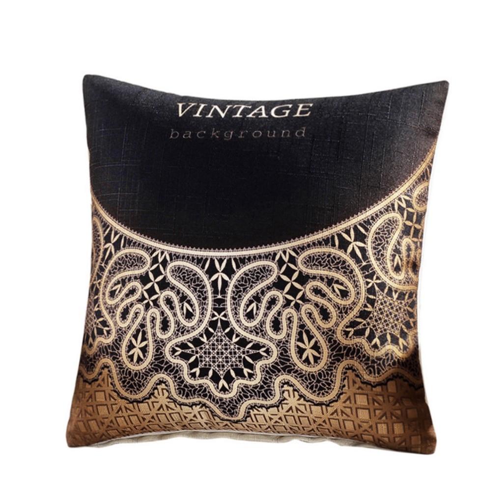 Vỏ Gối tựa lưng, gối sofa, gối trang trí BẮC ÂU NÂU SANG TRỌNG SBK067