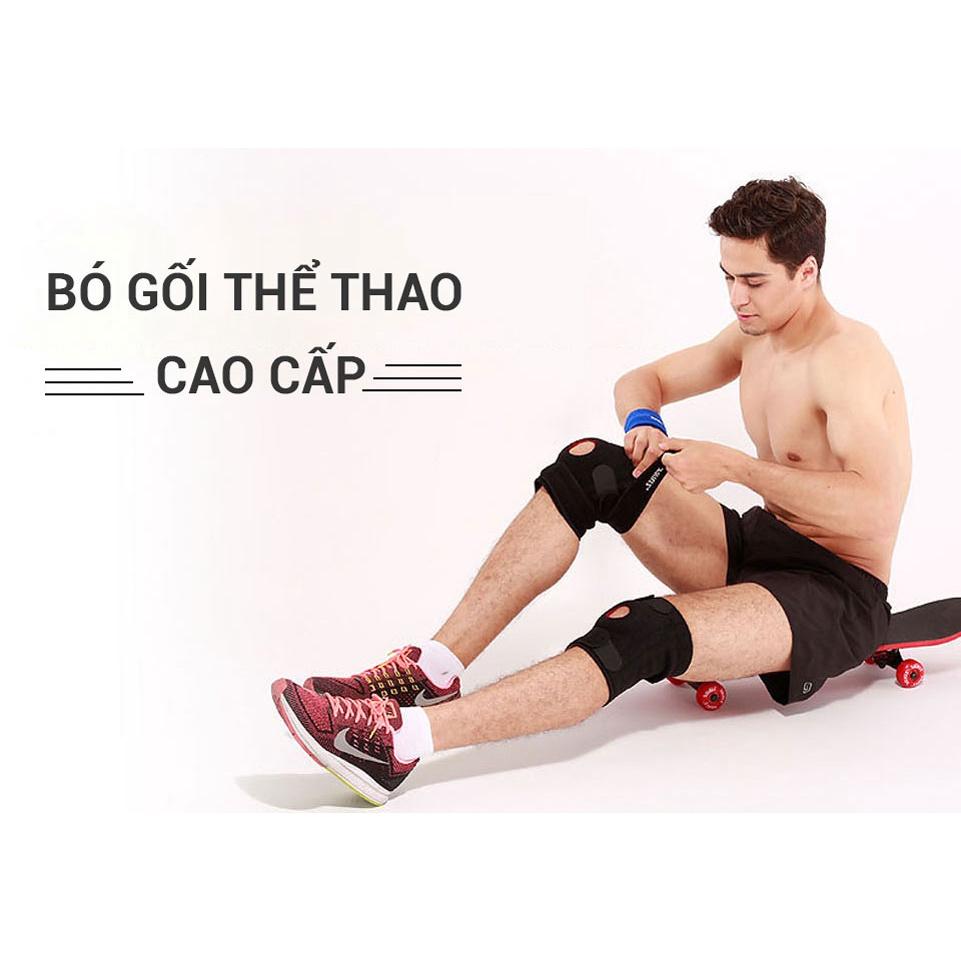 Đai Bảo Vệ Khớp Gối Bị Yếu Có 4 Lò Xo Trợ Lực Aolikes 7912