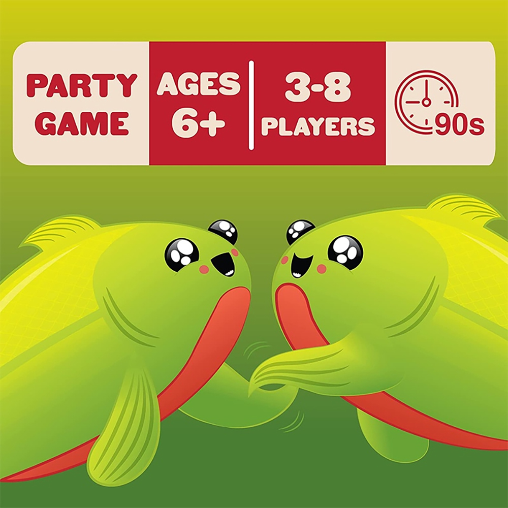 Bộ Board Game Happy Salmon by Exploding Kittens - Card Games for Adults Teens and Kids