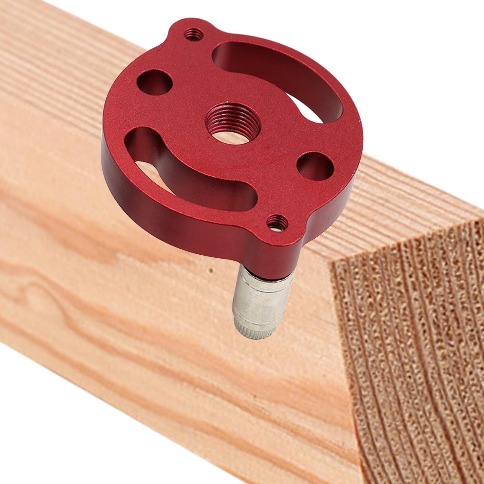 2Set 2-10mm Self-Centering Doweling Jig Set Vertical Hole Puncher Locator