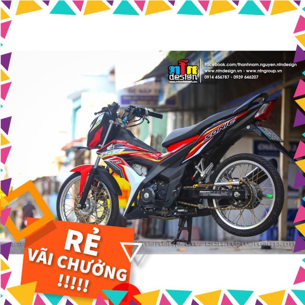 Tem Rời Sonic Mẫu Đỏ Trắng Đen