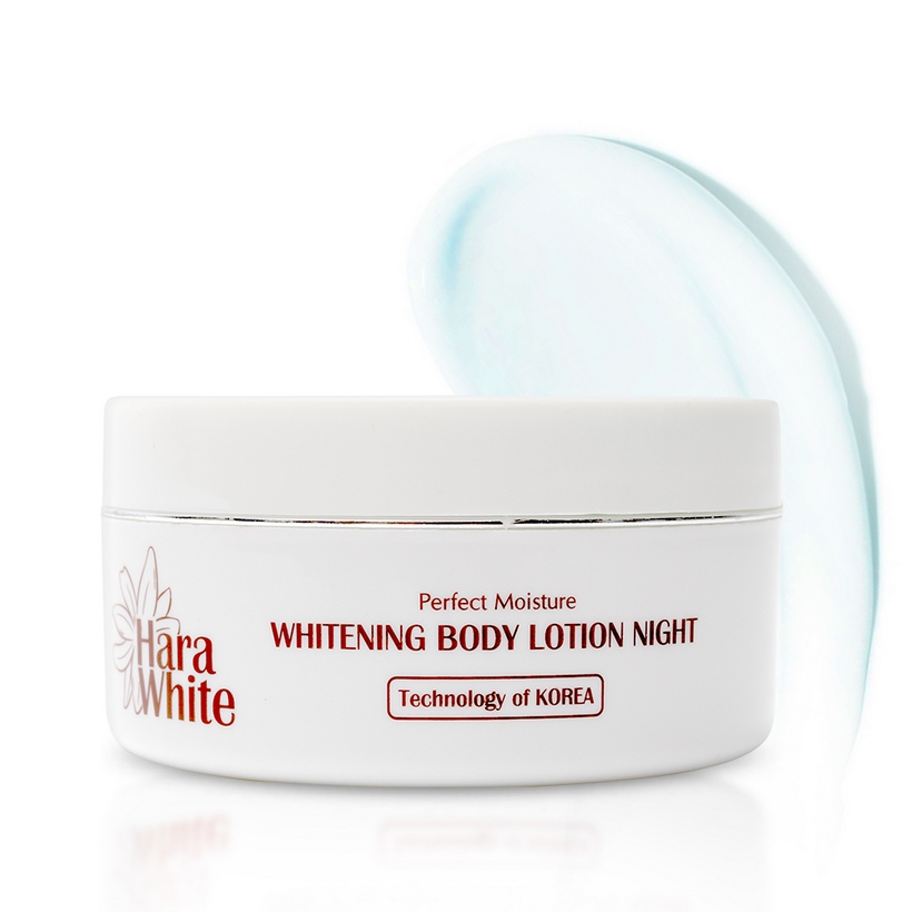 Kem dưỡng da toàn thân whitening body lotion night Hara White (200g)