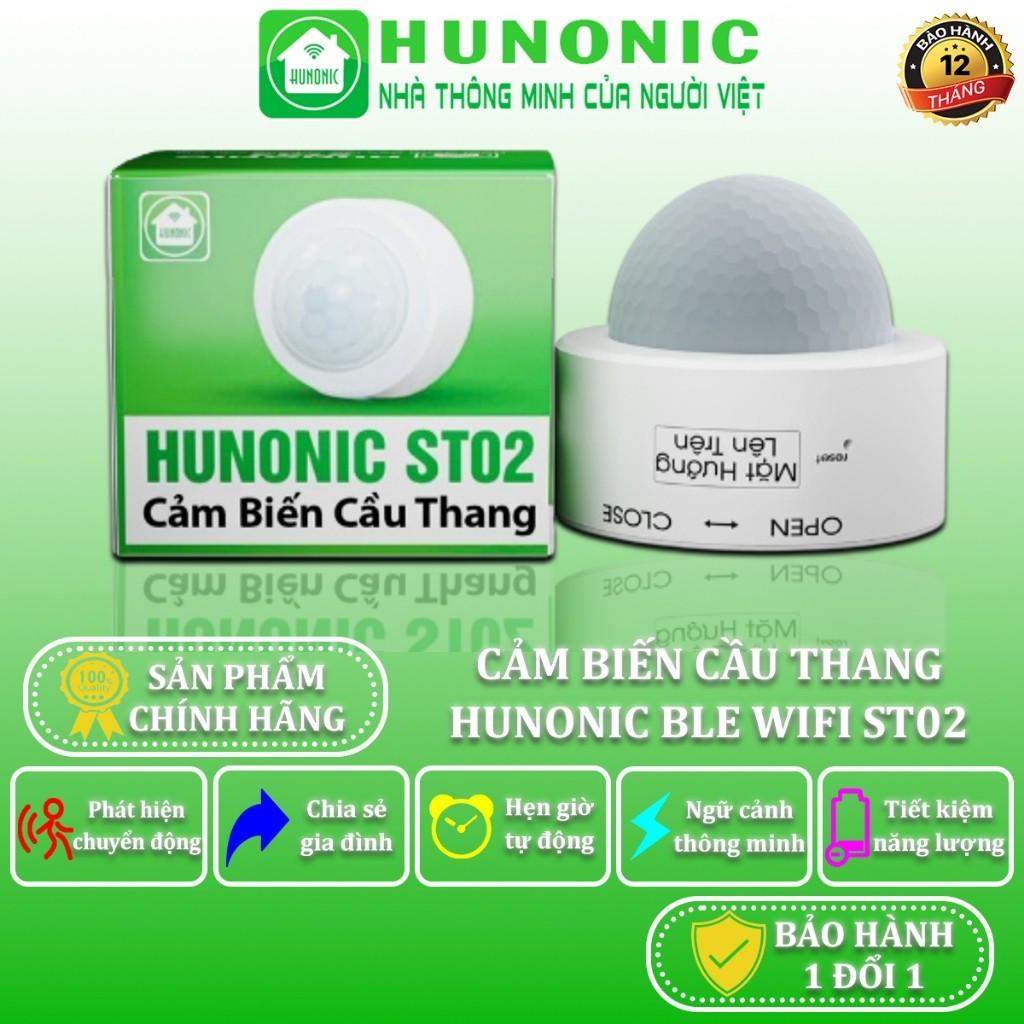 Cảm Biến Cầu Thang Hunonic ST02, Cảm Biến Điều Khiển Công Tắc Thông Minh Bật Đèn Cầu Thang - HNST02 - BLE Wifi