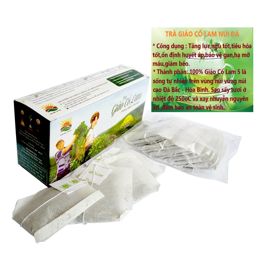Hộp Trà giảo cổ lam túi lọc Phương Huyền 30g