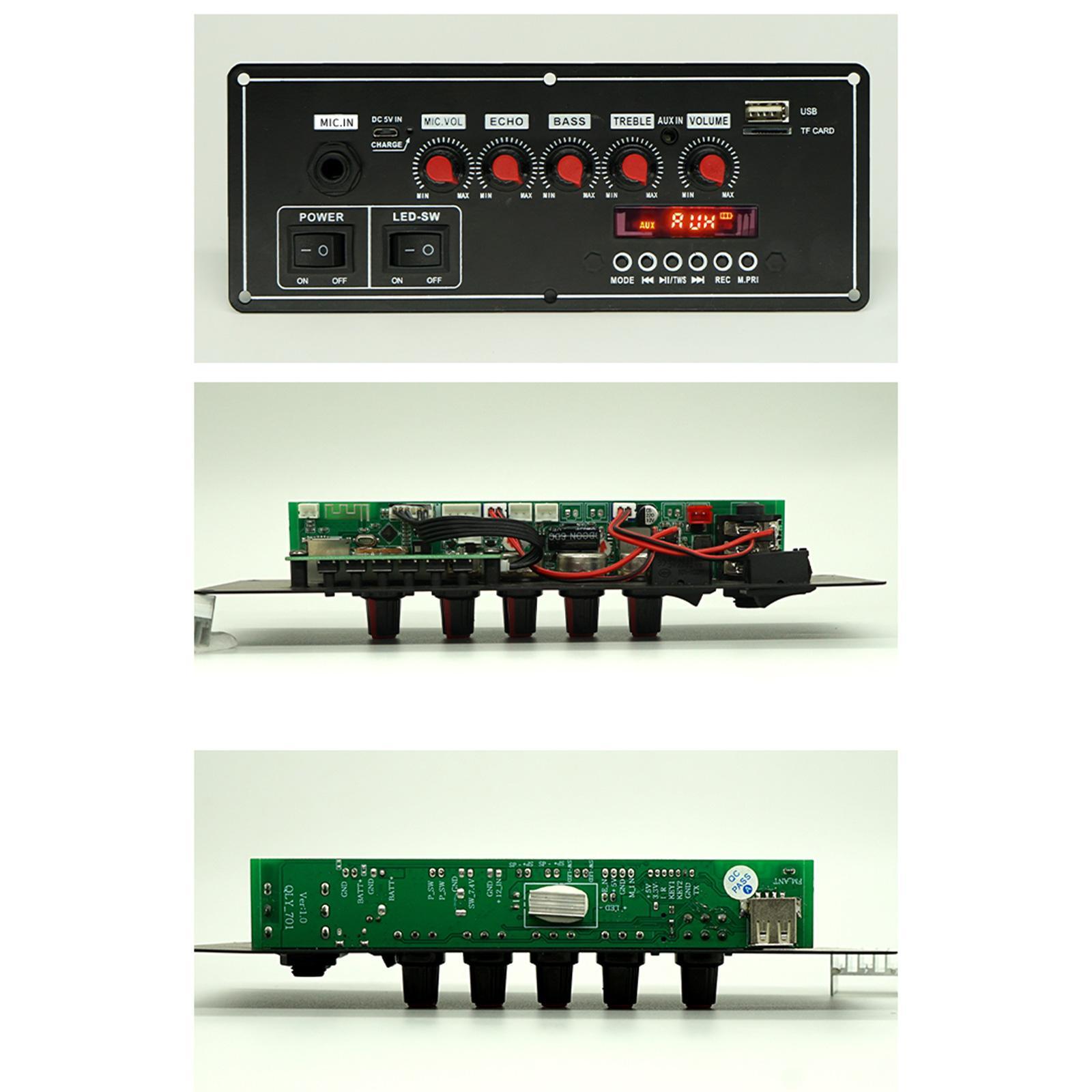 MP3 Bluetooth  Board Player Module with Remote Control 2x20W Premium Dual Decoding 7.4V FM Audio Module Durable Audio  Module