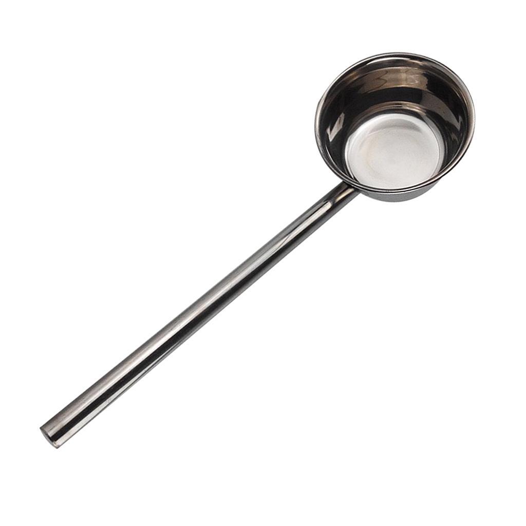 2X Long Handle Stainless Steel Soup Spoon Home Kitchen Porridge Ladle Tool 45cm