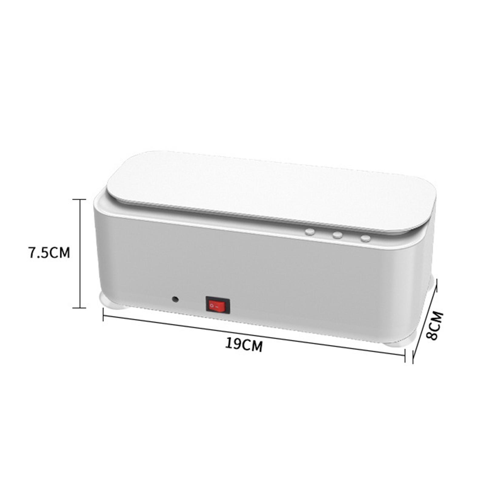 Portable Ultrasonic Cleaner High Frequency Vibration Electric for Rings Coin
