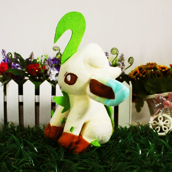 Gấu Bông Pokemon - Eevee Leafeon Hệ Lá Cây (30 Cm) Gb199 (Tặng 1 Móc Khóa Dây Da Pu Đính Đá Lấp Lánh)