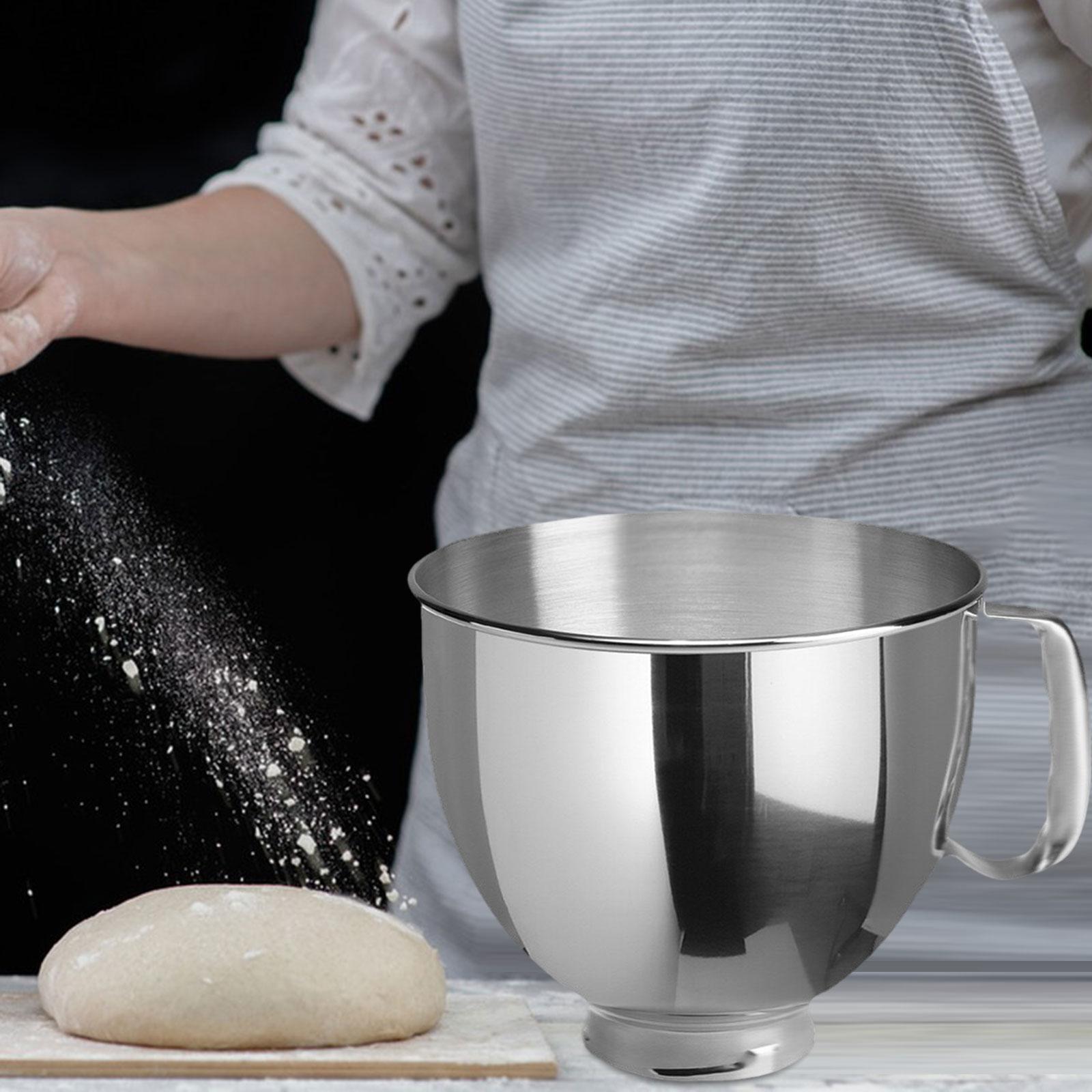 Stainless Steel Bowl Flour Whisk Kitchen Mixing Bowl for Cookies Cake Pastry