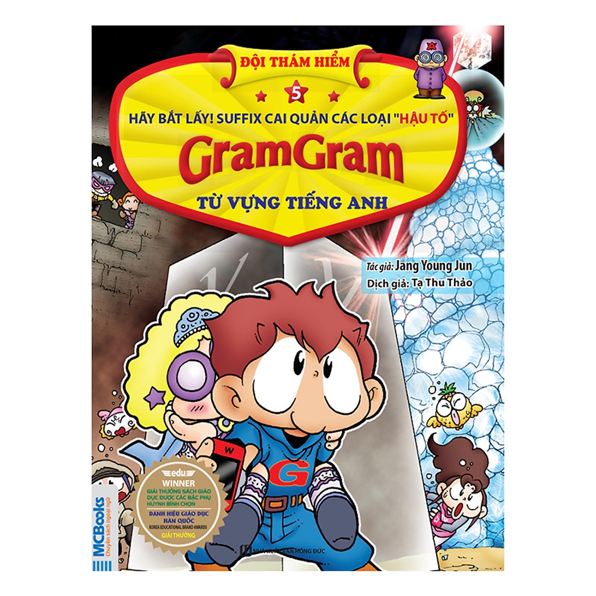 Combo Gram Gram - Đội Thám Hiểm Từ Vựng Tiếng Anh (Trọn Bộ 5 Cuốn) (Tặng kèm Kho Audio Books)