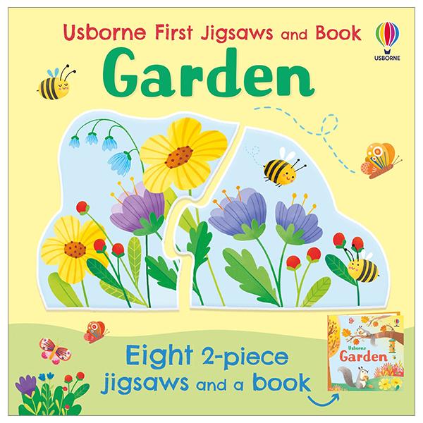 Usborne First Jigsaws And Book: Garden