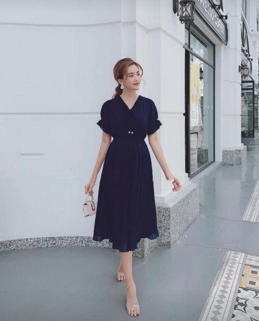 Đầm xếp li XL00260 Kèm ảnh thật