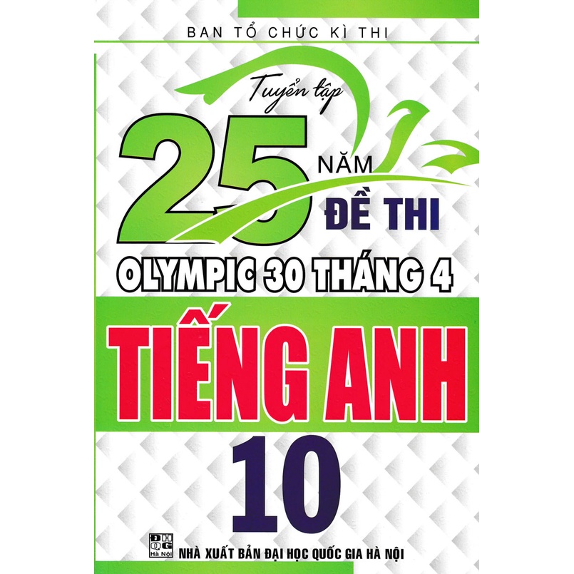 Sách - Combo 4 Cuốn Tuyển Tập 25 Năm Đề Thi Olympic 30 Tháng 4 + Tổng Tập Đề Thi Olympic 30 Tháng 4 Tiếng Anh