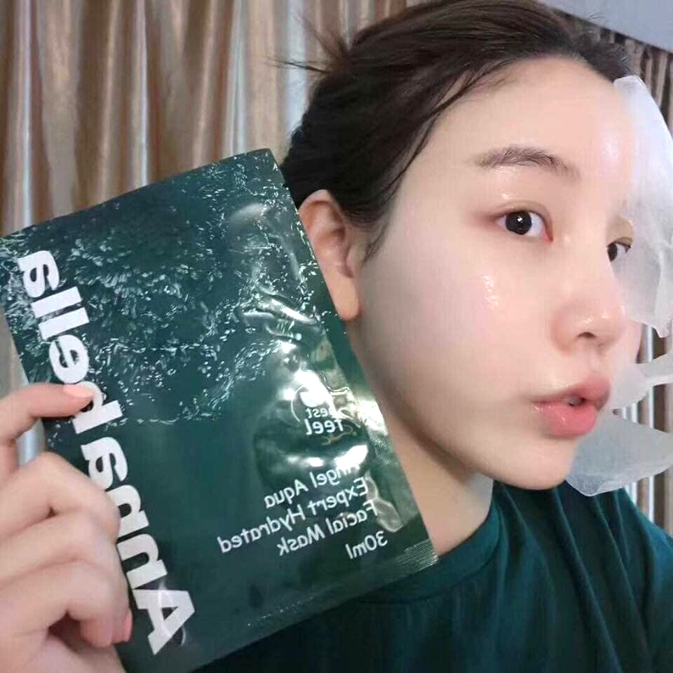 Hộp 10 miếng mặt nạ tảo biển Annabella Facial Mask cấp nước Thái Lan 10x25ml