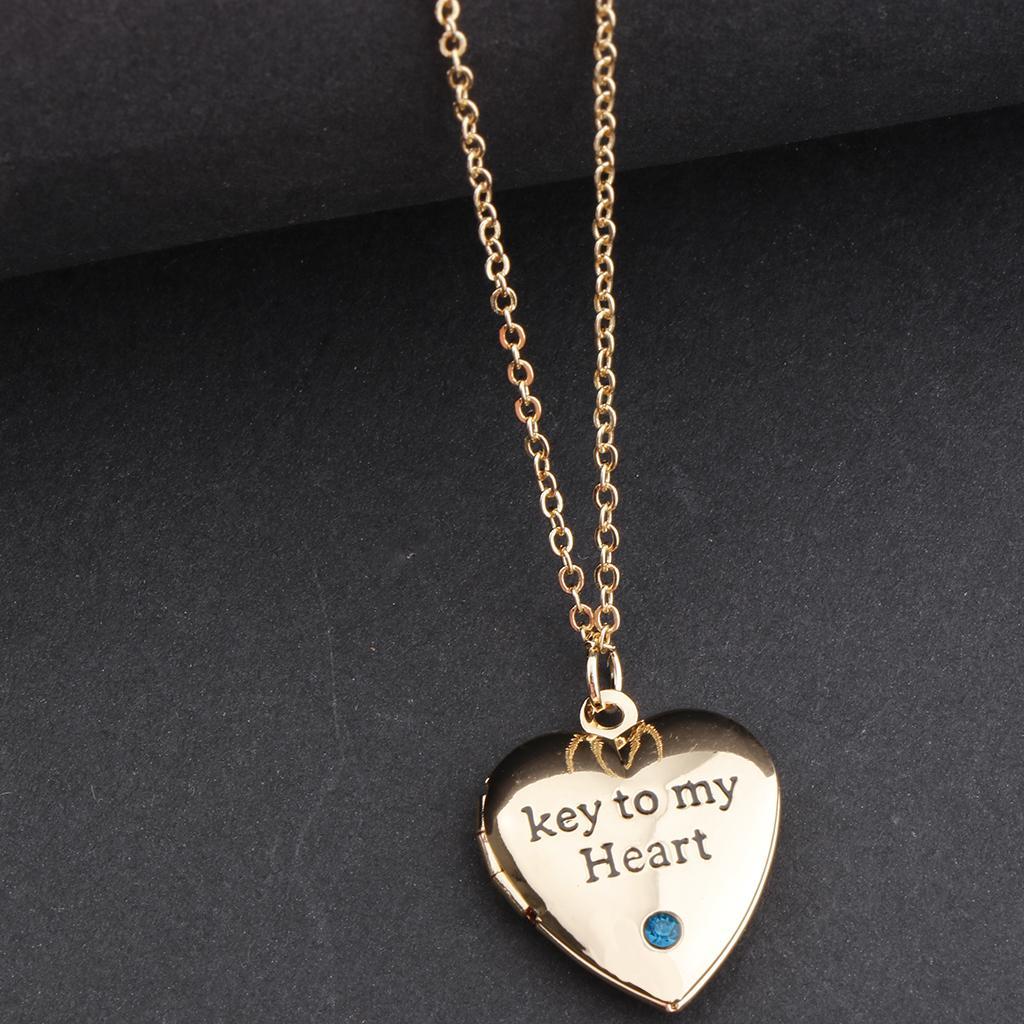 Love Heart Shape Crystal Necklace Necklace Jewelry