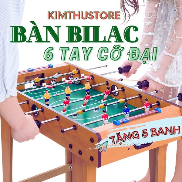 Bàn bi lắc bóng đá 6 tay cầm loại to chân cao 69x37x62cm- Trò trơi giải trí tuyệt vời