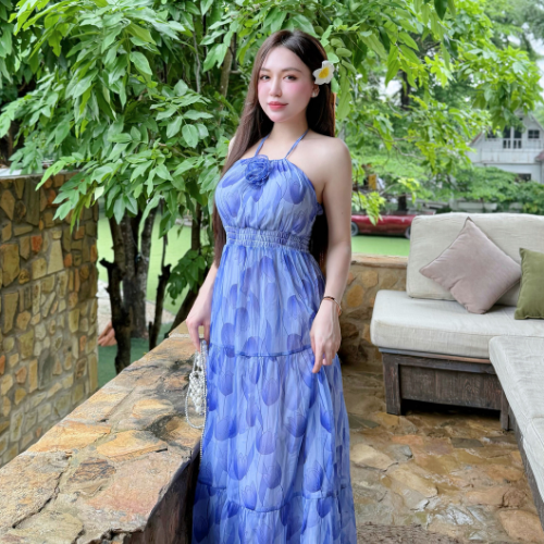 Đầm maxi Ruzimay Style Dáng dài xòe R0500