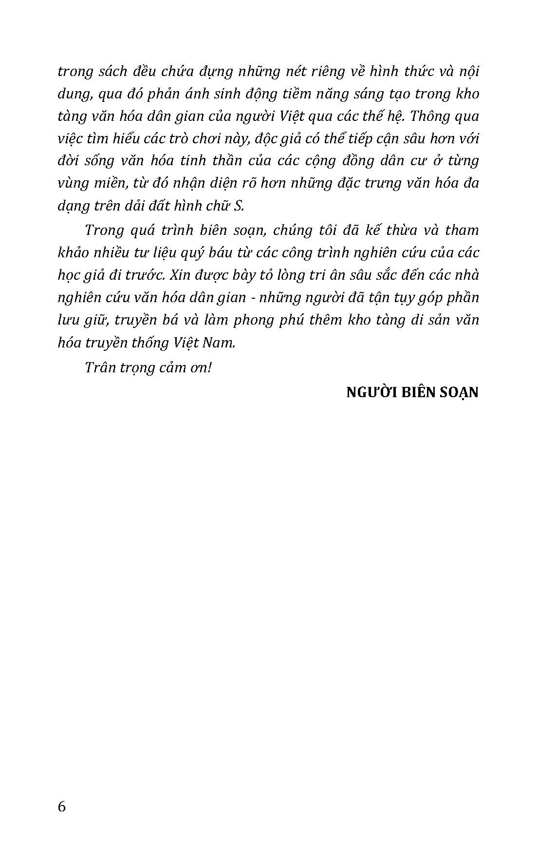 Trò Chơi Dân Gian (Tủ Sách Văn Hoá Việt Nam)