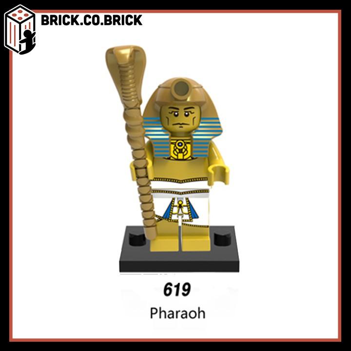 Đồ chơi Mô hình Lắp ráp minifig Lính trung cổ Các Nhân vật trong Triều đại thời Pharaoh - XH 0161
