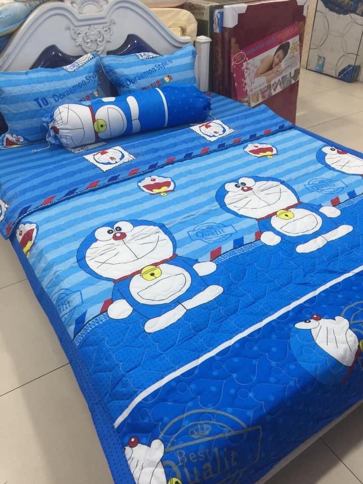 Bộ chăn ga vỏ gối 5 món , thời trang - Poly 5 món, cam kết hàng chuẩn 100%
