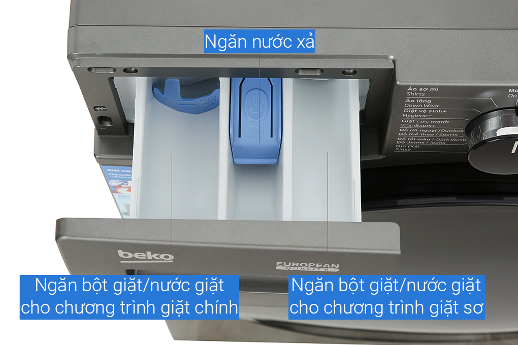 Máy giặt Beko Inverter 10 kg WCV10648XSTM - Hàng chính hãng- Giao lắp tại HN