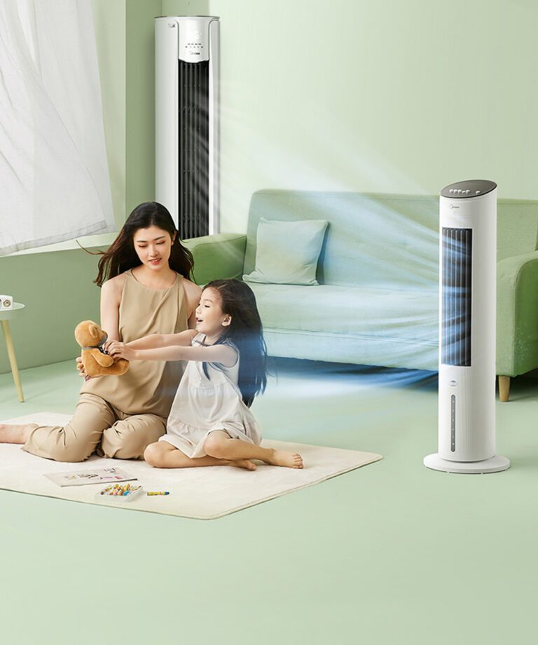 Quạt tháp hơi nước tạo độ ẩm chính hãng Xiaomi Midea- Hàng nhập khẩu