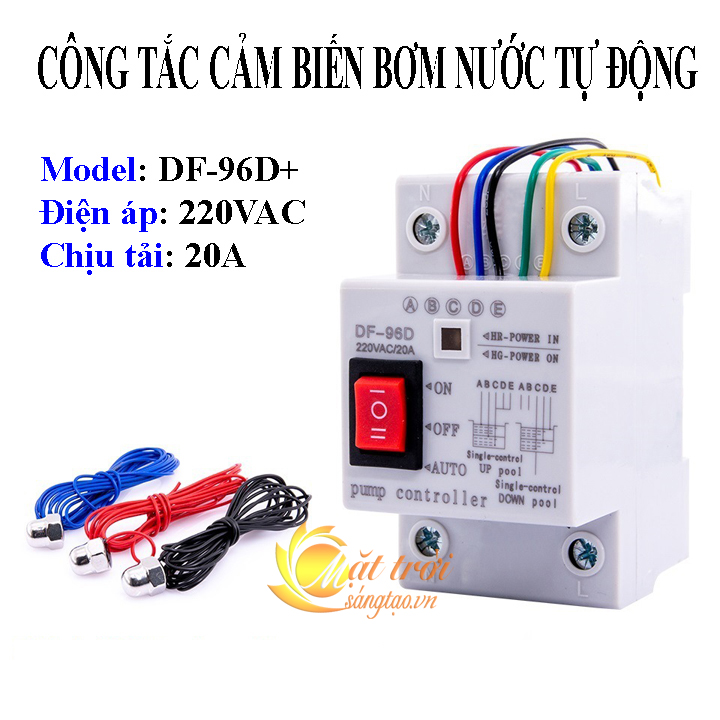 Công tắc cảm biến bơm nước tự động DF-96D+ 20A