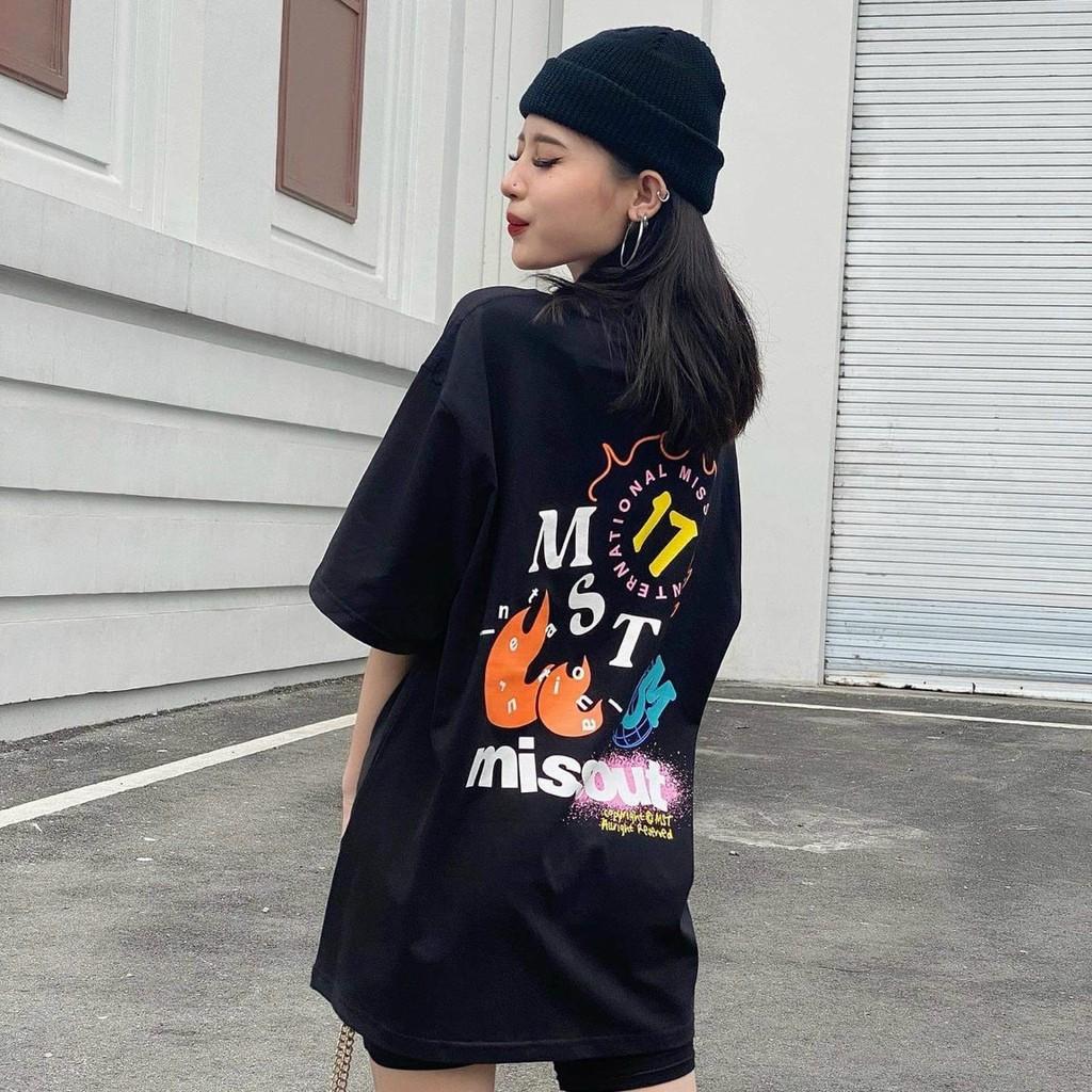 Áo thun unisex tay lỡ MST SQUAD TEE vải dày mịn cực đẹp || Hany Shop