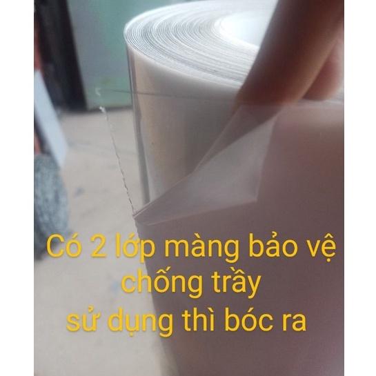 ( Khổ cao 1,22m x Dày 1,8mm) Tấm nhựa phẳng POLY lấy ánh sáng màu TRẮNG TRONG/ MÀU XANH TRONG bền đẹp