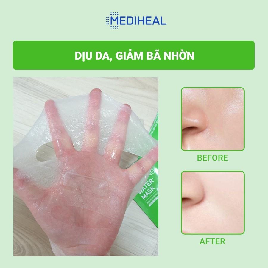 Combo 5 Mặt Nạ Làm Dịu, Cấp Nước, Dưỡng Trắng Da Mediheal Water Mask 20ml x 5 - Double Calming