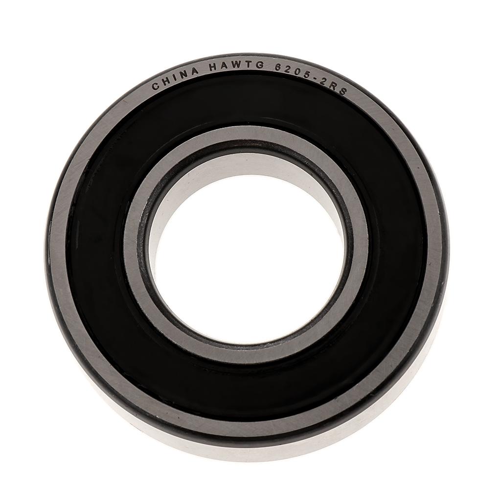 Deep Groove Ball Bearing Silver Black Metal Keyless Drill Chuck Tool Miniature Bearings, Double Rubber Sealed and Pre-Lubricated