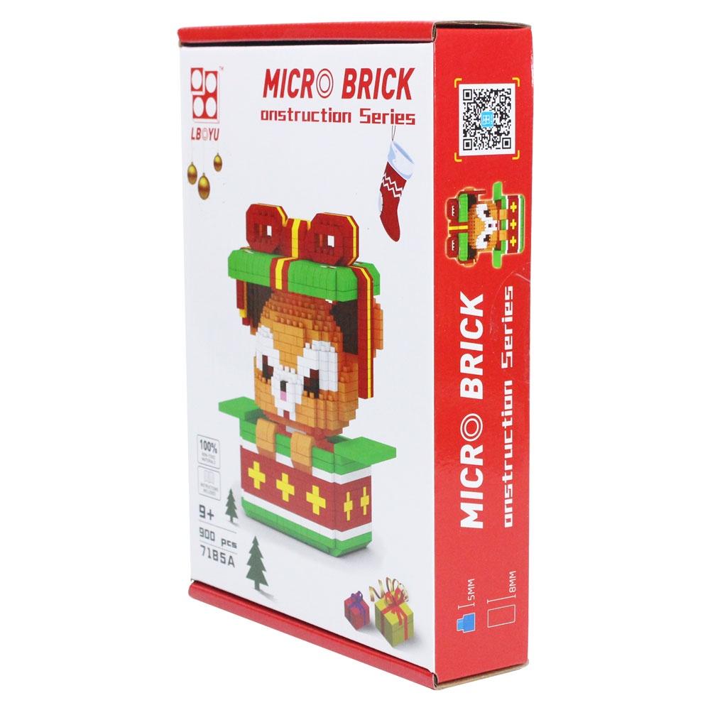 Đồ chơi micro blocks xếp khối hộp quà Noel VBC-7185A