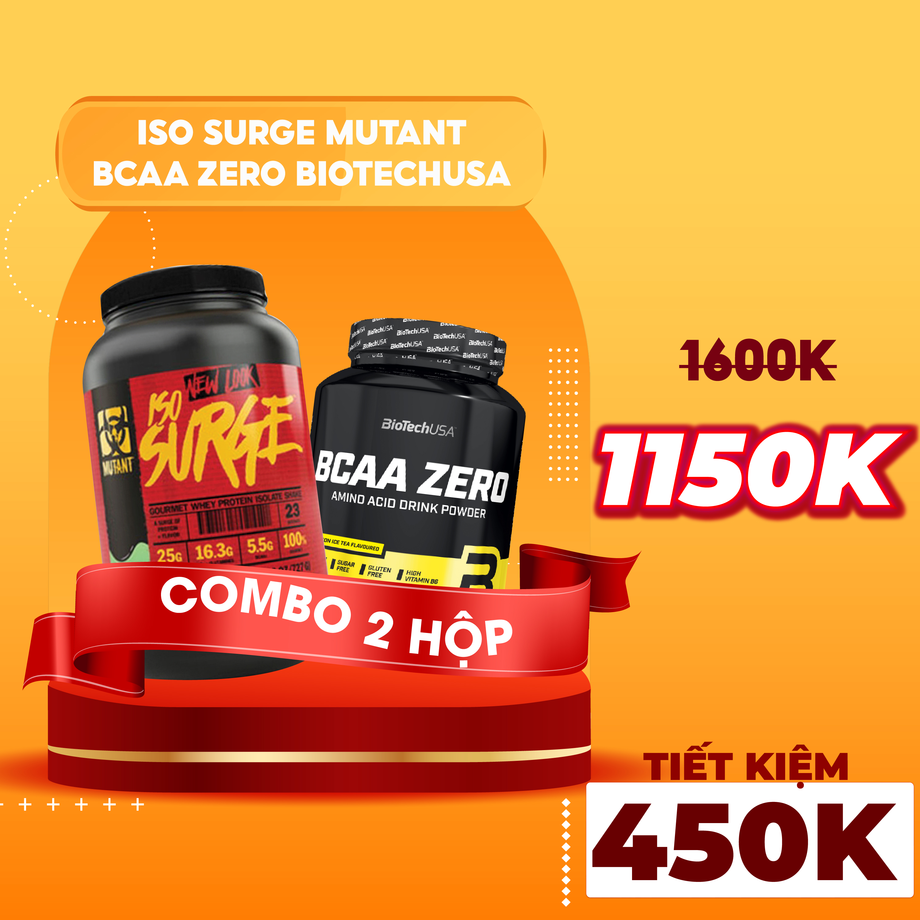 Sữa Tăng Cơ Mutant Iso Surge Tặng BCAA Mutant 9.7
