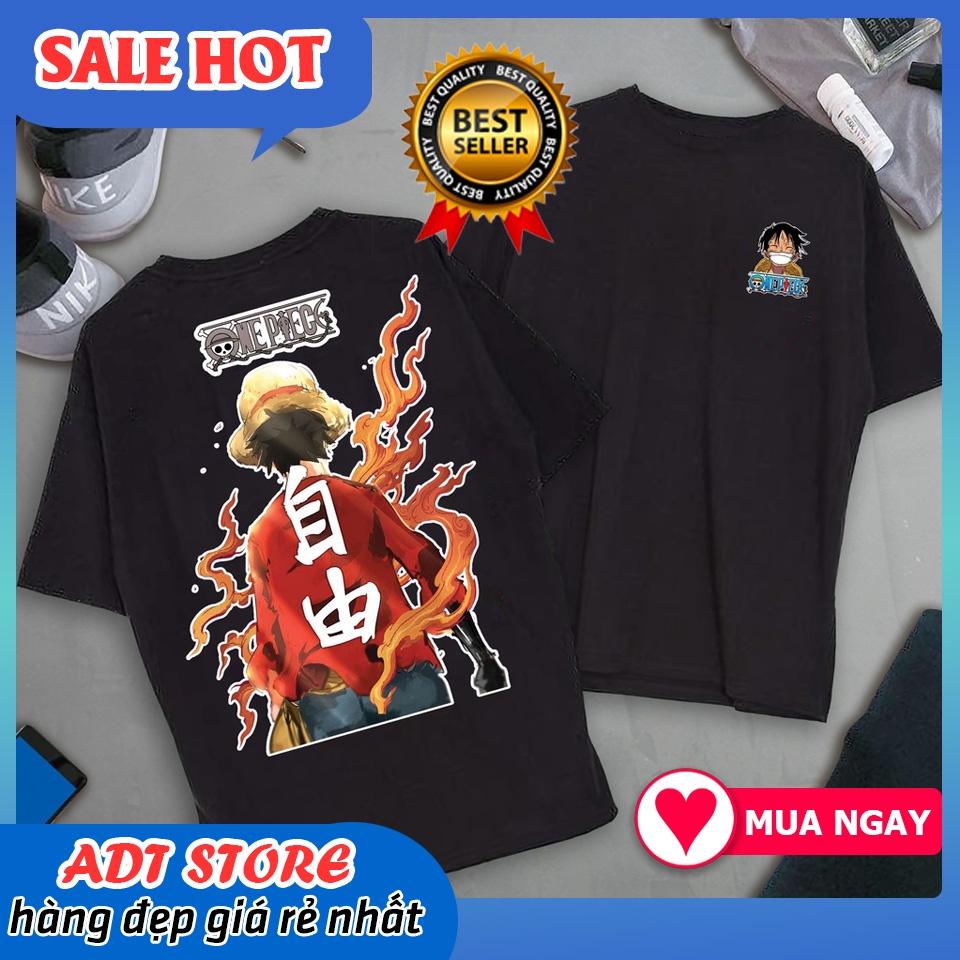 BÁN CHẠY BST Áo thun Anime Luffy One Piece - Kimetsu No Yaiba unisex hàng đẹp giá rẻ