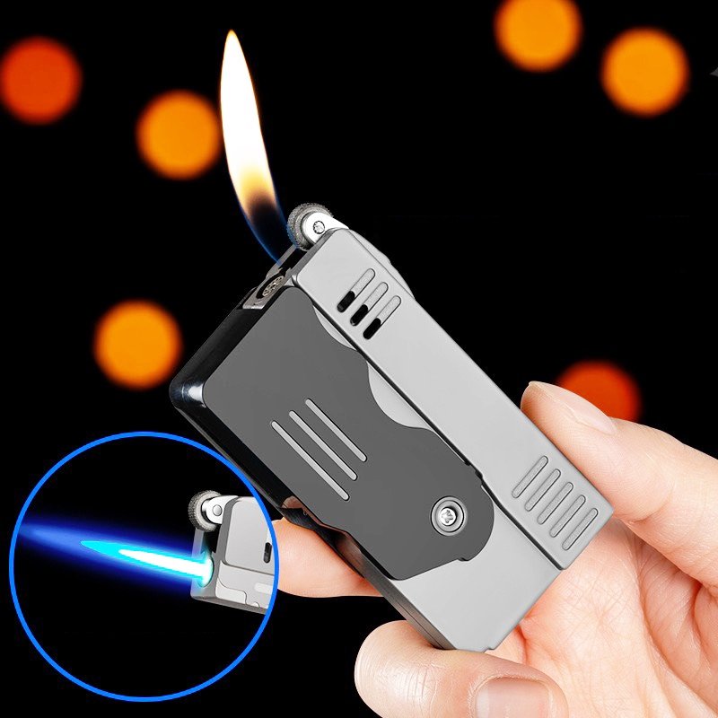 Bật Lửa 2 Chế Độ Lửa Gấp Gọn - Xài Gas