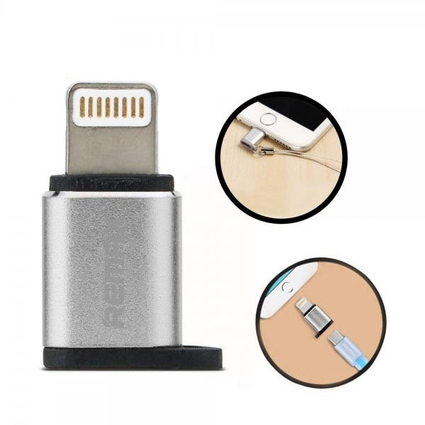 Äáº§u chuyá»n Remax RA-USB micro sang lightning hay type c