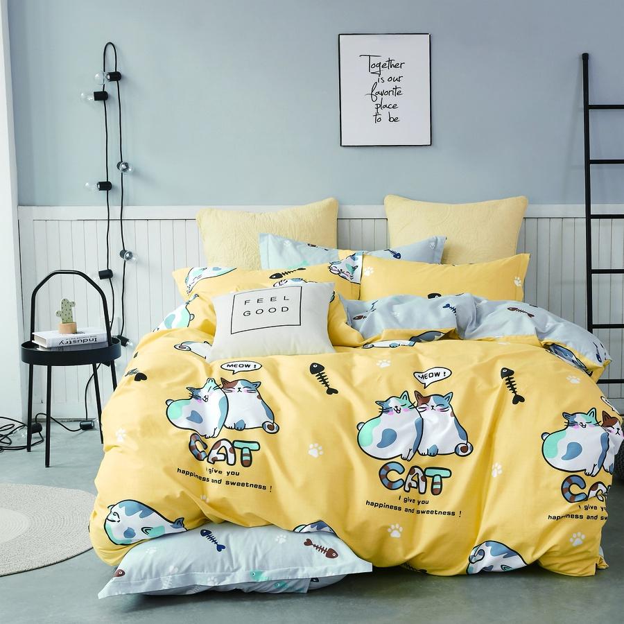 Bộ chăn ga áo gối trải giường Cotton Diana Madeleine 22