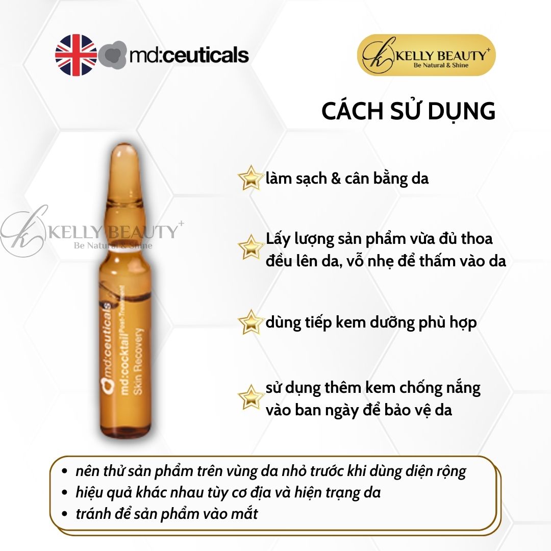 Tinh Chất Phục Hồi Da MD:Cocktail Skin Recovery - MD:Ceuticals | Kelly Beauty