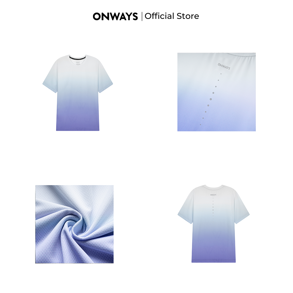 ONWAYS Áo Thun Thể Thao Nam Siêu Nhẹ, Thấm Hút Mồ Hôi, Kháng Khuẩn SNAKE T-SHIRT MEN M5228
