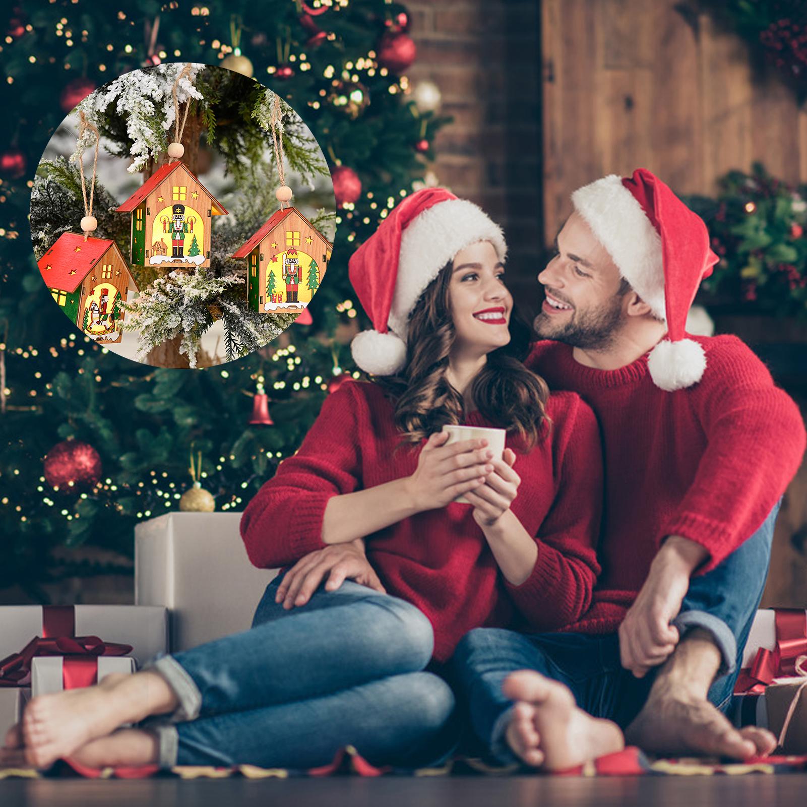 Đèn chiếu sáng Cây thông Noel trang trí giáng sinh 3 chế độ sáng