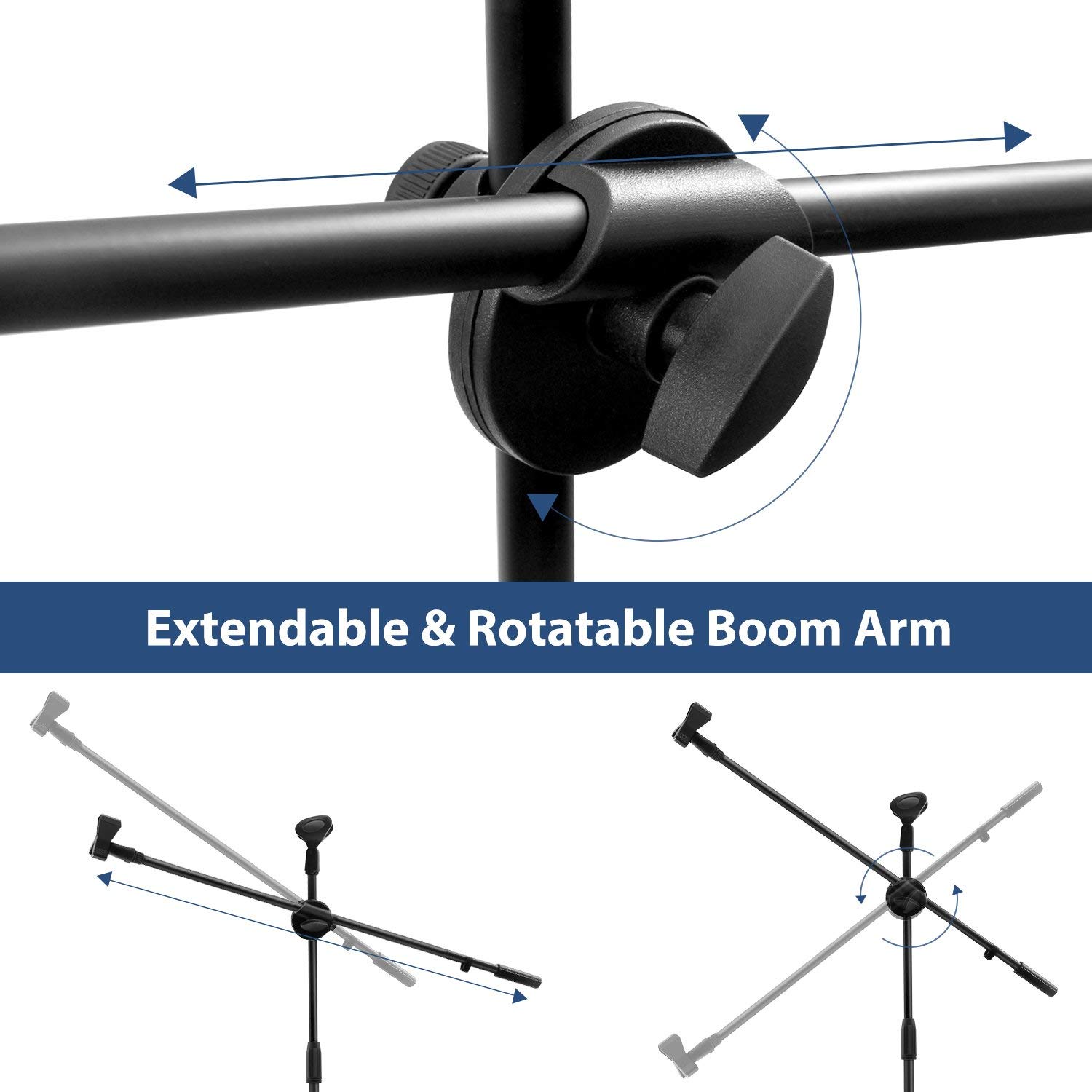 Chân micro đứng cao cấp Boom 001