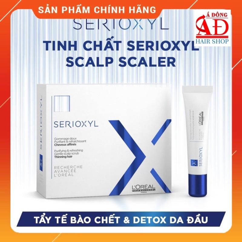 DƯỠNG CHẤT TẨY DA ĐẦU SERIOXYL PURIFYING REFRESHING GENTLE SCALP SCRUB THINNING HAIR HỘP 15ML*10