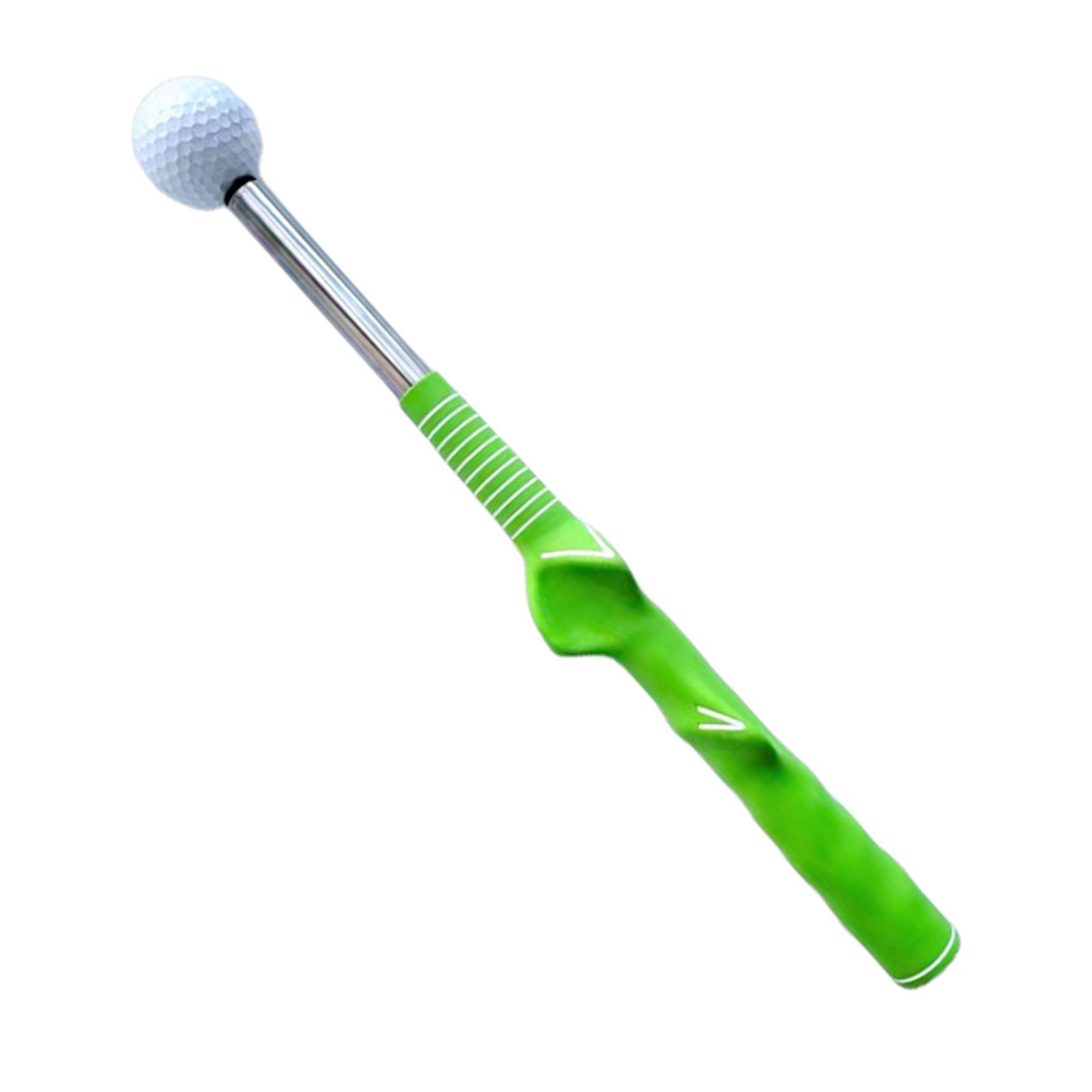 Golf Swing Trainer Aid Training Aid Position Guide Telescopic Warm up Rod Golf Practice for Exercise, Chipping, Unisex, Beginner, Indoor Outdoor