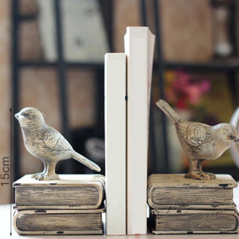 1 Phụ Kiện Trang Trí Để Bàn Hình Chú Chim Phong Cách Vintage