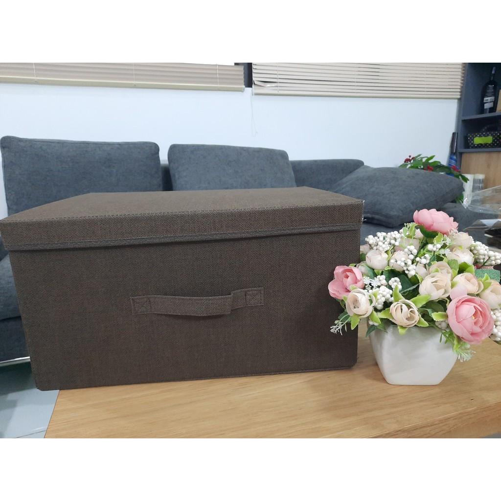 Hộp đựng đồ Daiso Hàn Quốc nắp rời - QUAI VẢI
