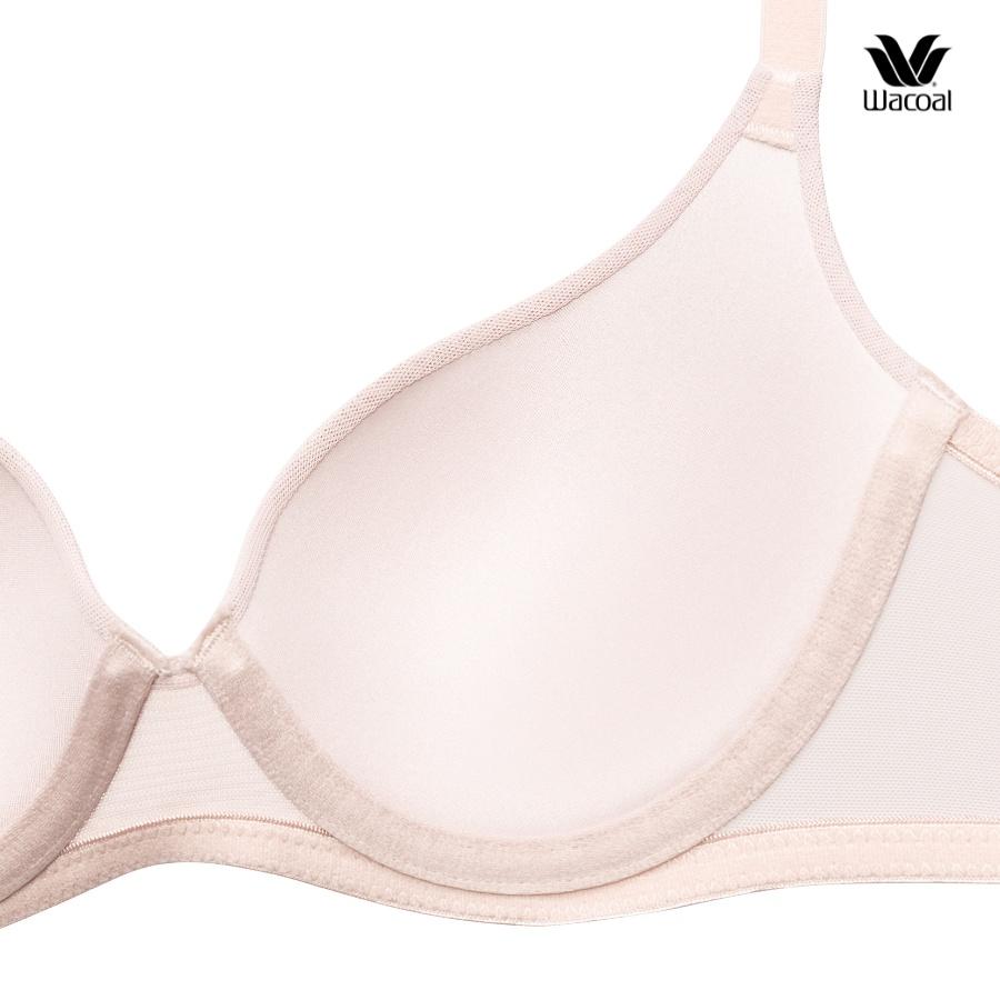 Áo lót Wacoal có gọng, nâng nhẹ, cup 3/4, trơn, dây liền, không mút ILB4953