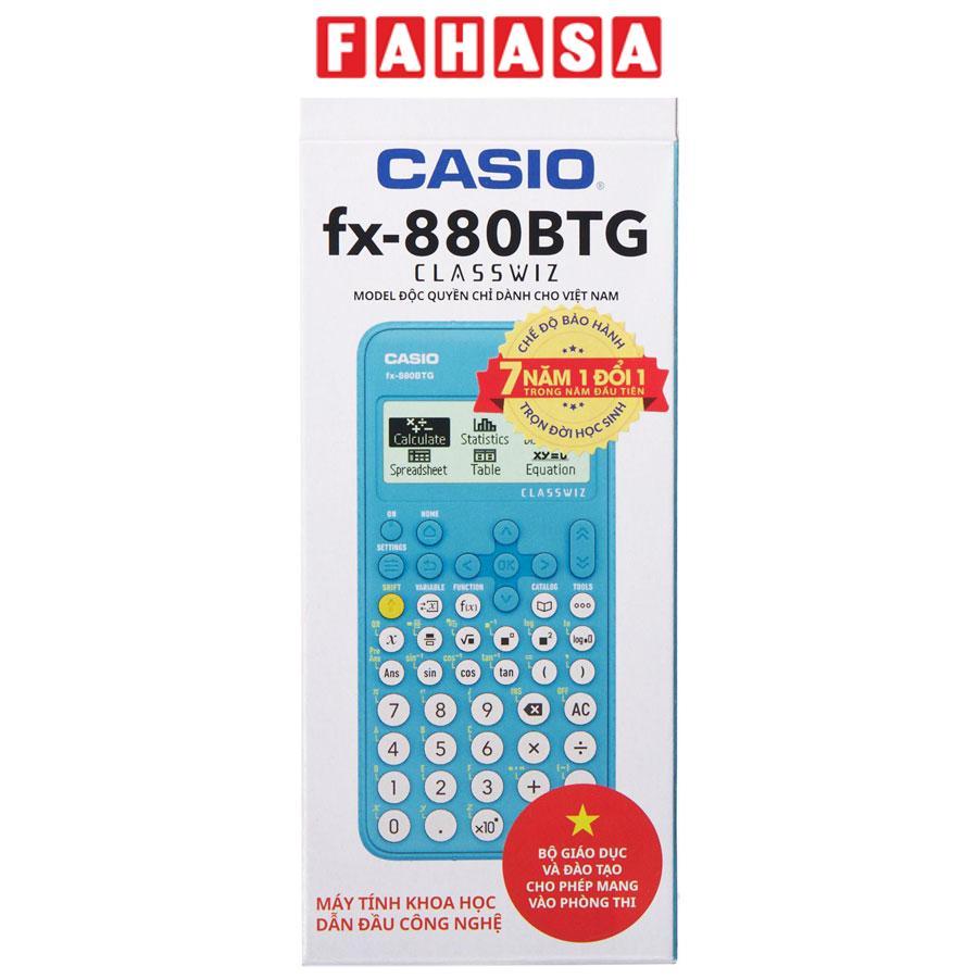 Máy Tính CASIO FX-880BTG - Kèm Bút Xịn Dùng Cả Năm